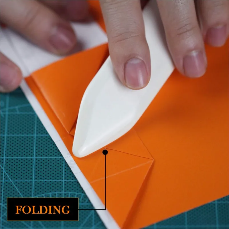 2pcs Bone Folder Creaser Tool Scoring DIY Bookbinding Leather Crafts Card Making Folding Paper Handmade Burnishing Bookbinding