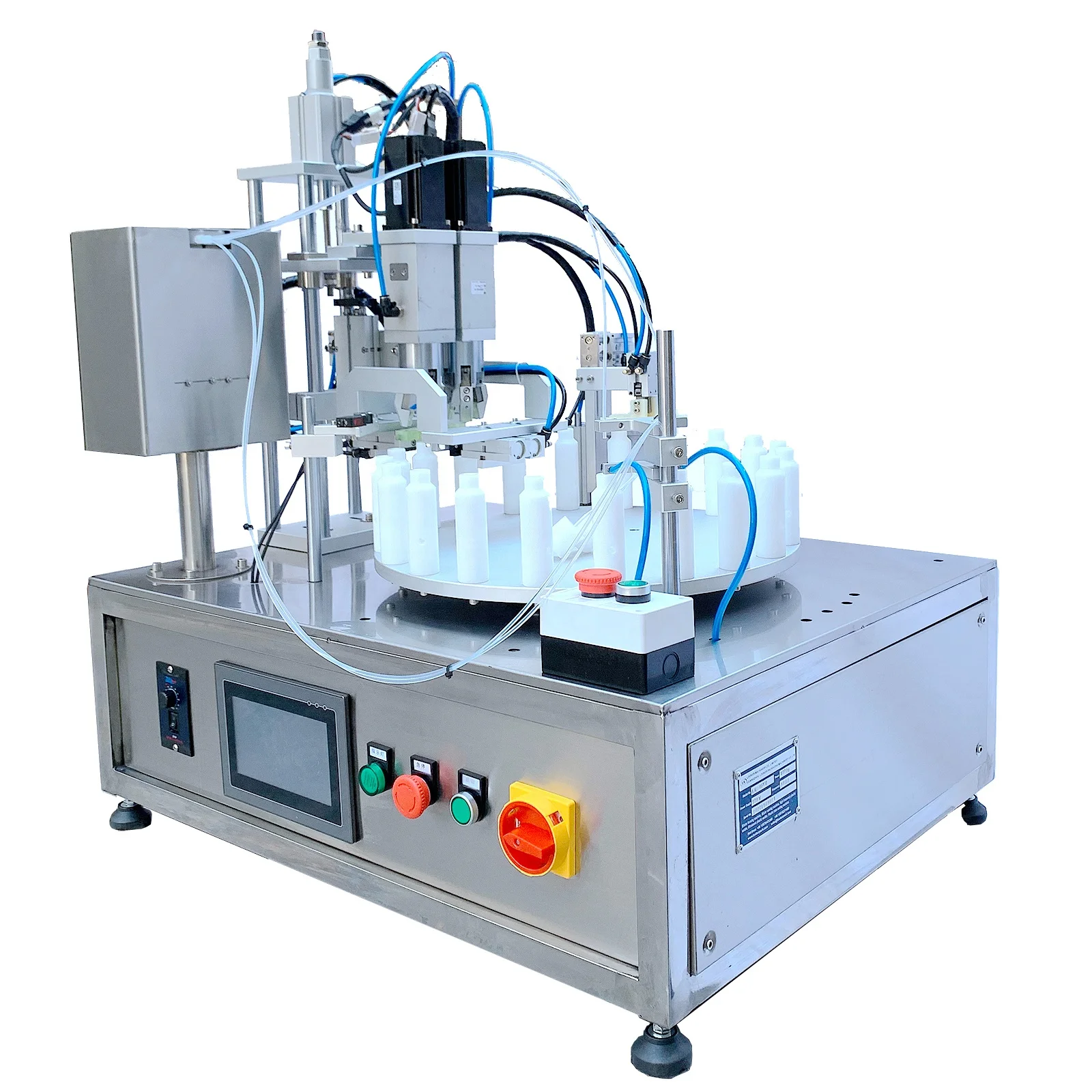 Klein Volume Cosmetische Vloeibare Vulling Capping Machine Parfum