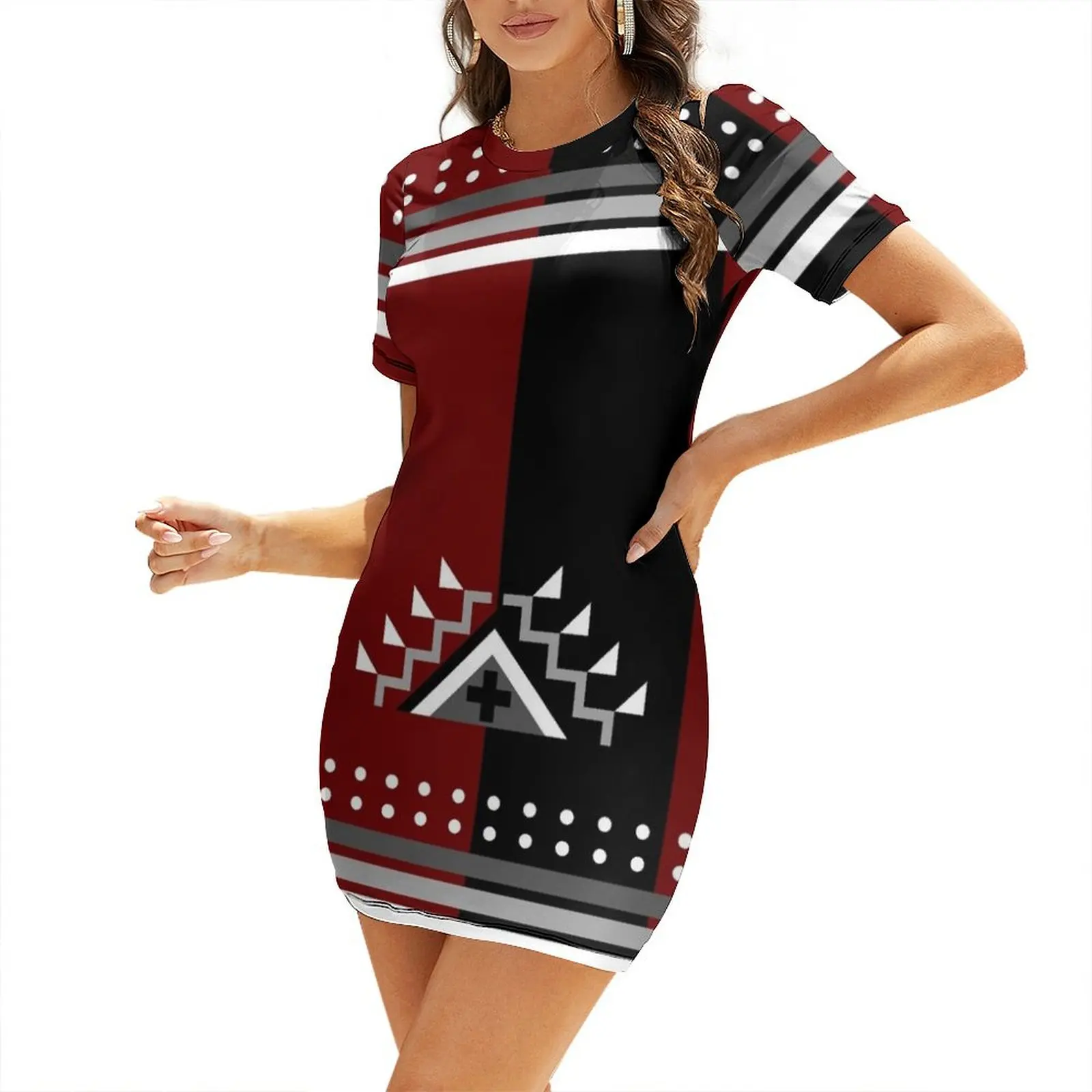 

Cante Tinze Short Sleeved Dress dresses for woman Female dress women dresses