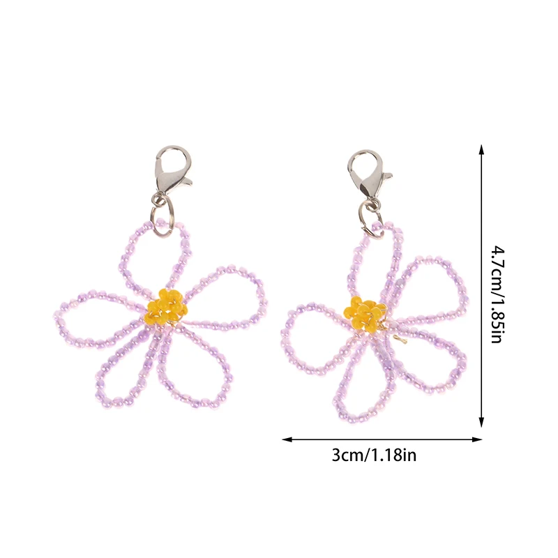 Breloque de chaussure fleur perlée pour femmes et filles, jolis lacets lumineux, pendentif décoratif, 1 paire