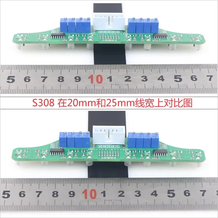 Sensor de Navegação Magnético para Carrinho AGV, Veículo Inteligente, Detecção de 15 Vias, N-Pólo, S-Pólo, RS485, OC, Modbus, S415