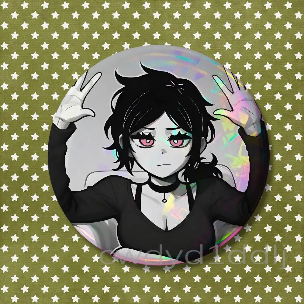 The Coffin of Andy and Leyley Button Pins Cartoon Badge Round Brooch on Backpack Accessories Jewelry Gift for Friend - view 6