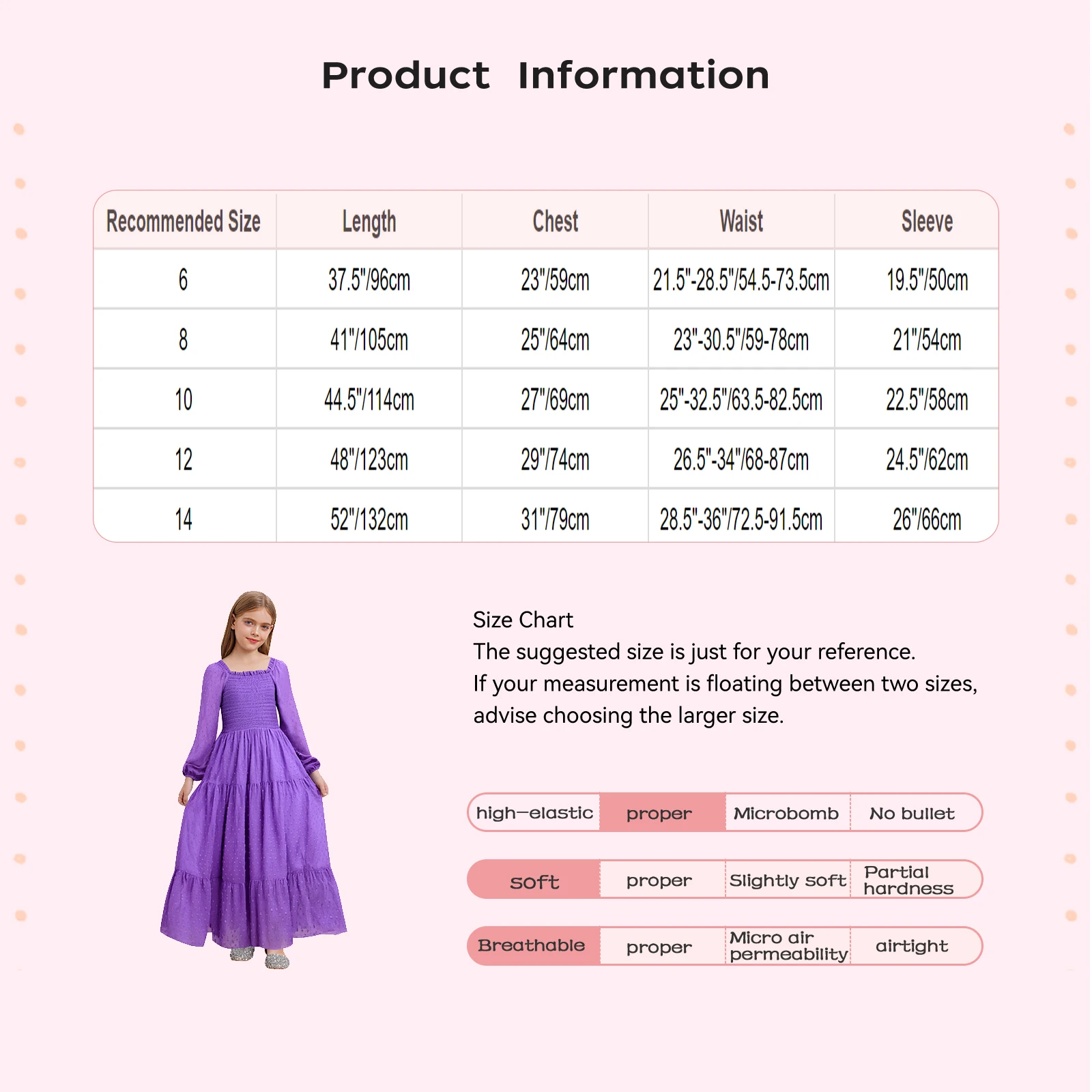 Vestido de gasa para niñas con dobladillo escalonado, cuello cuadrado con volantes, manga larga, vestidos con cinturón ahumado para vacaciones en la playa, fiesta de cumpleaños