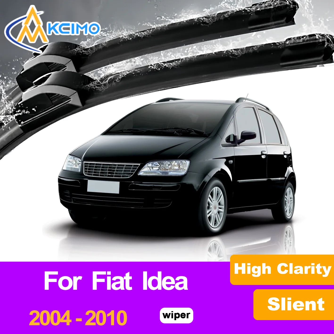 

2Pcs Front Windshield Wiper Blades For Fiat Idea 2004-2010 Windscreen Window Car Accessories