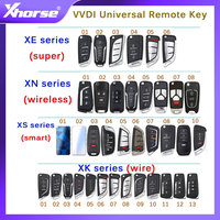 XHORSE VVDI Universal Remote XS/XE/XN/XK Series Smart / Super / Wireless /Wire Car Key English Version for VVDI Key Tool