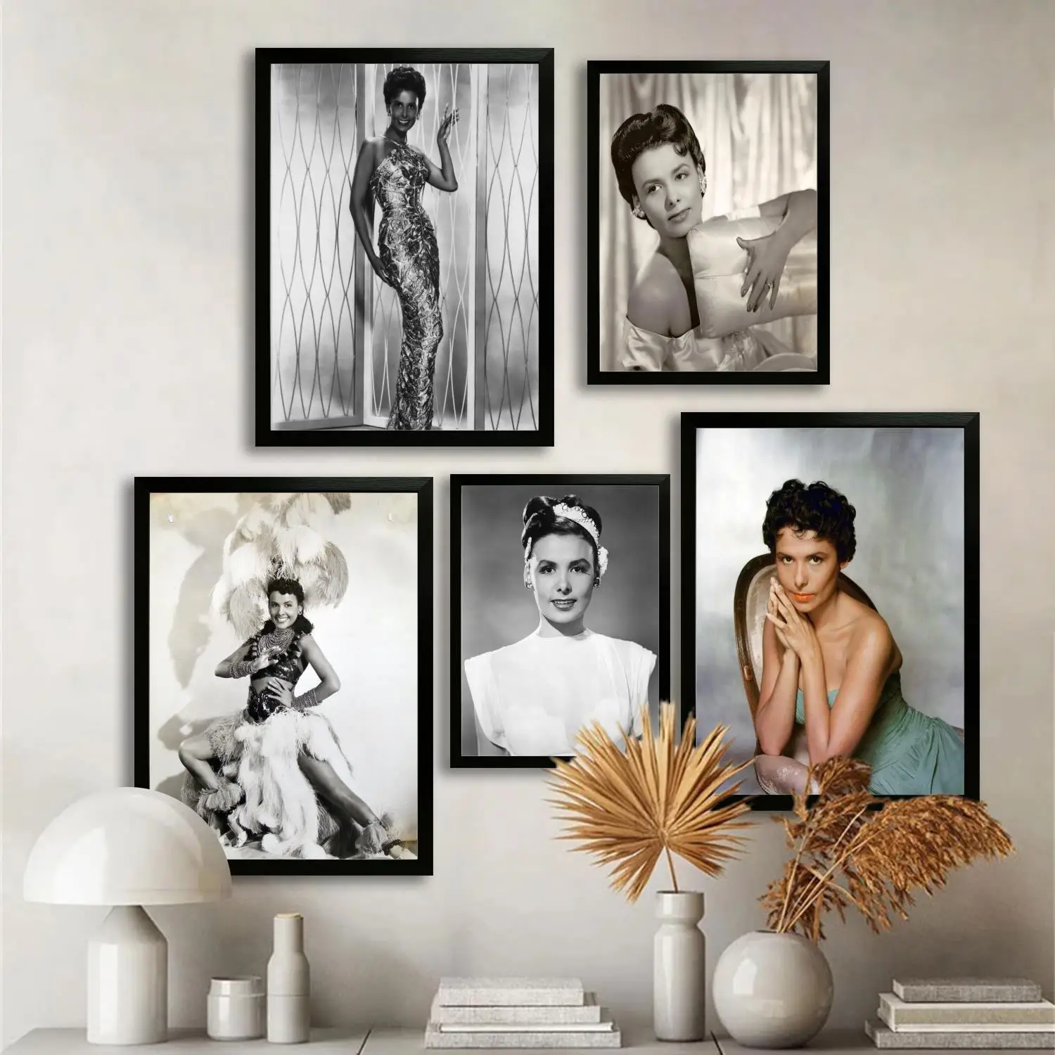 Póster artístico en lienzo de Lena Horne, impresión de imágenes artísticas de pared, carteles modernos para decoración de dormitorio familiar, pintura decorativa