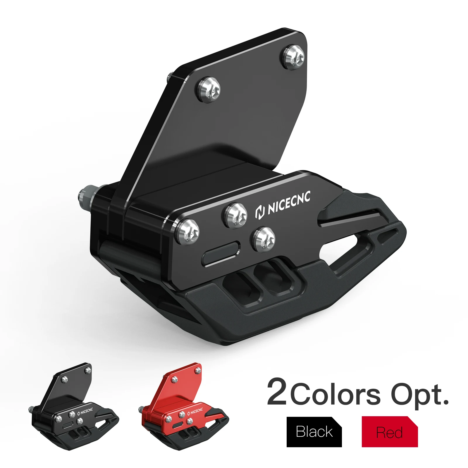 NICECNC Für Honda TRX450R 2006-2009 TRX ATV Hinterer Schwingarm Kettenführungsschutz TRX450ER 2006-2014 Geräuschreduzierung – Detail 8