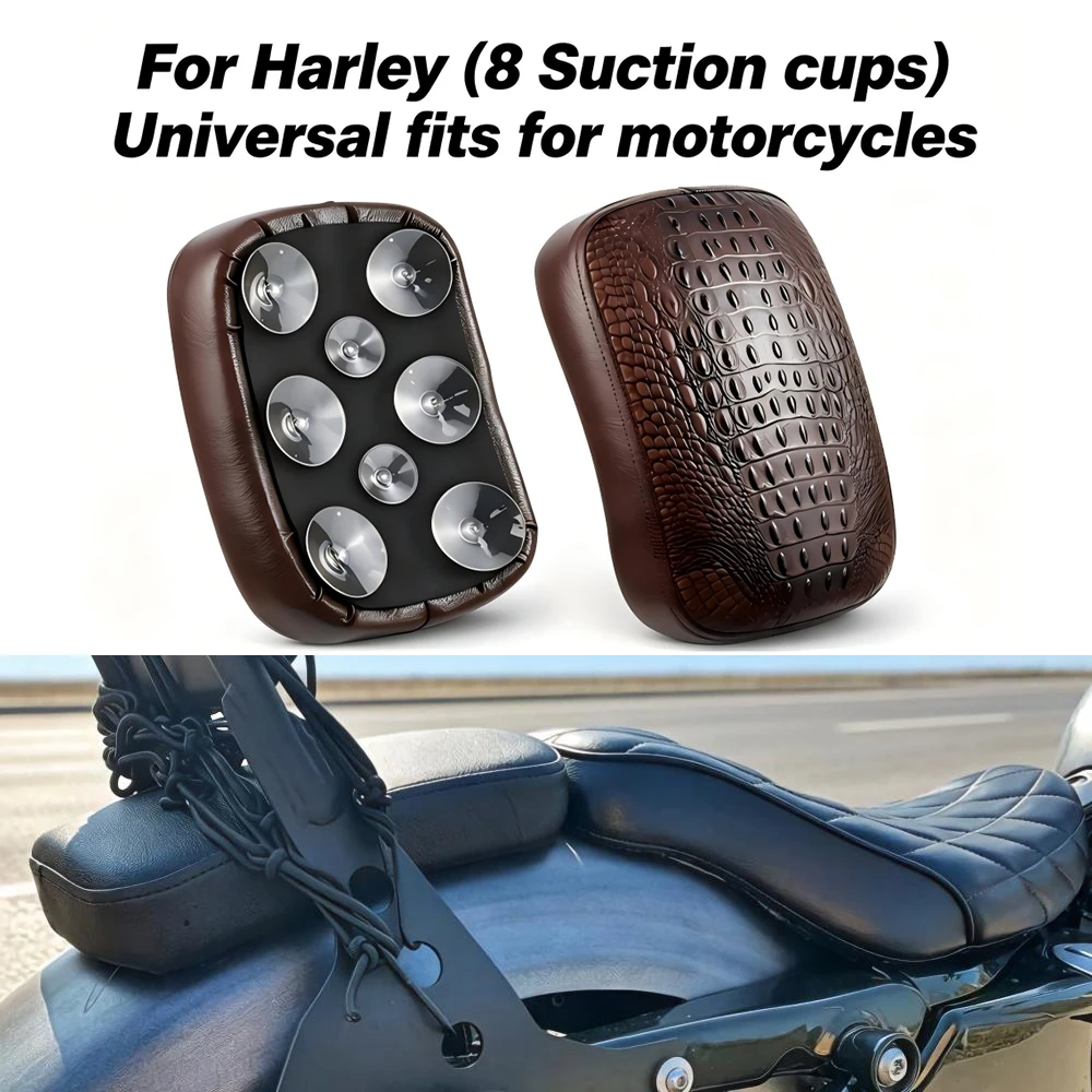 Motorcycle Rear Pillion Passenger Pad Seat For Harley Dyna Sportster Bobber Chopper Softail Touring XL 883 1200 Accessories