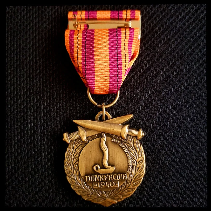 1940 Churchill Dunkirk Evacuation Medal Power Generation Project Medal, replica