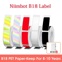 Niimbot B18 PET Label Papier Halten 8-10 Jahre Bunte Carbon Band Für Thermische Tragbare Label Maker