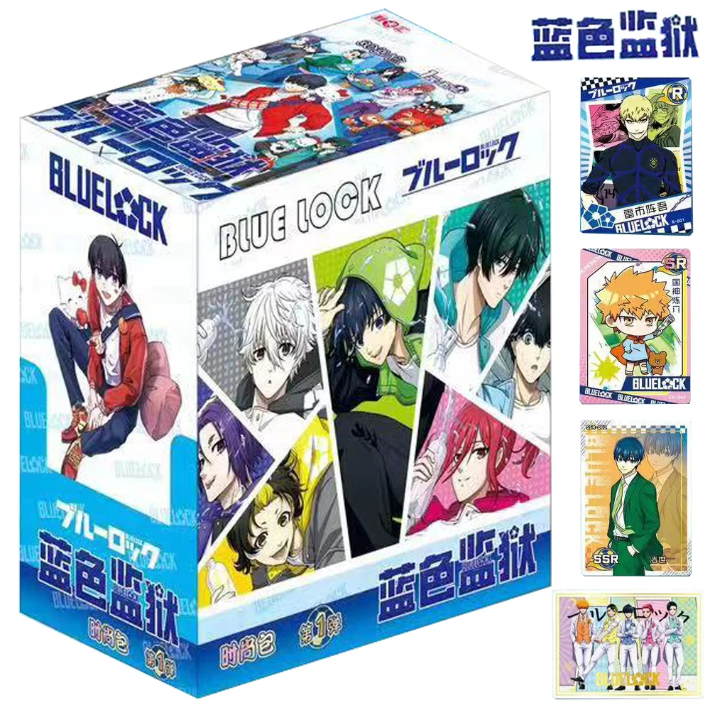 

BLUE LOCK Collection Card For Children Isagi Yoichi Bachira Meguru Hot Blooded Rolling Sports Anime Limited Game Card Kids Gifts