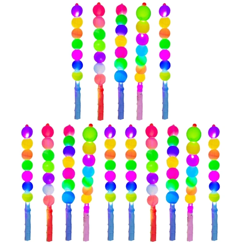 Pak 10/15 oplichtende rendiergeweien gloeiende toverstaf kerstthema oplichtende stokken voor vakantiefeesten en feesten