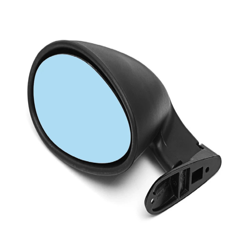 California Style Retro Door Side Wing Mirror Kit Universal Blue Len Hot Rod Rearview Mirror Vintage Flat Mirror Accessory