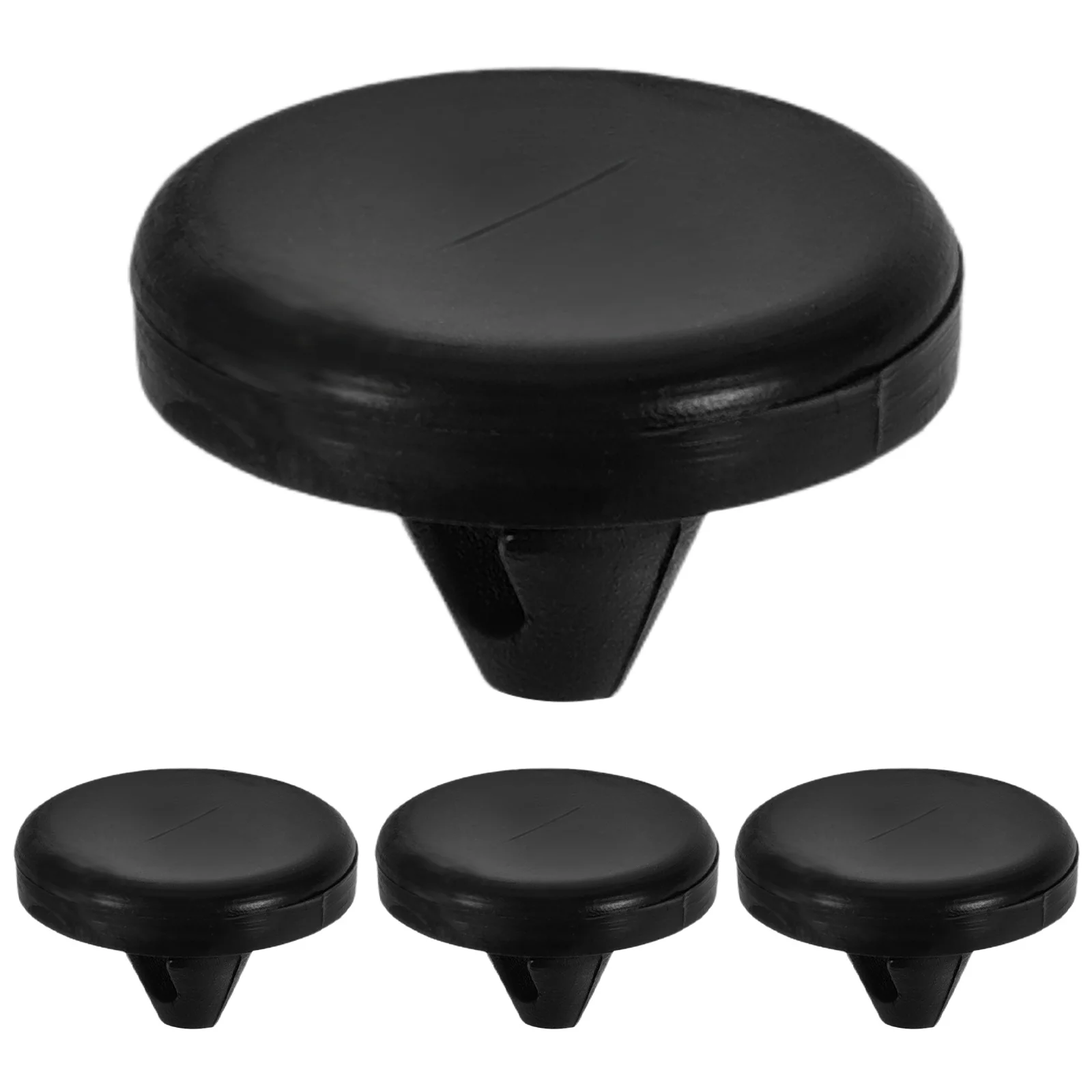 

4 Pcs Brake Pedal Stopper Rubber Pads Replacement Sturdy Automotive Accessory Quick Installation Accurate Limiting Compatibility