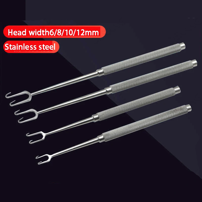 

Крючок с острым наконечником из нержавеющей стали, крючок для грабли для век, носовой крючок с двумя заостренными когтями, крючок с острым наконечником с двойным наконечником для