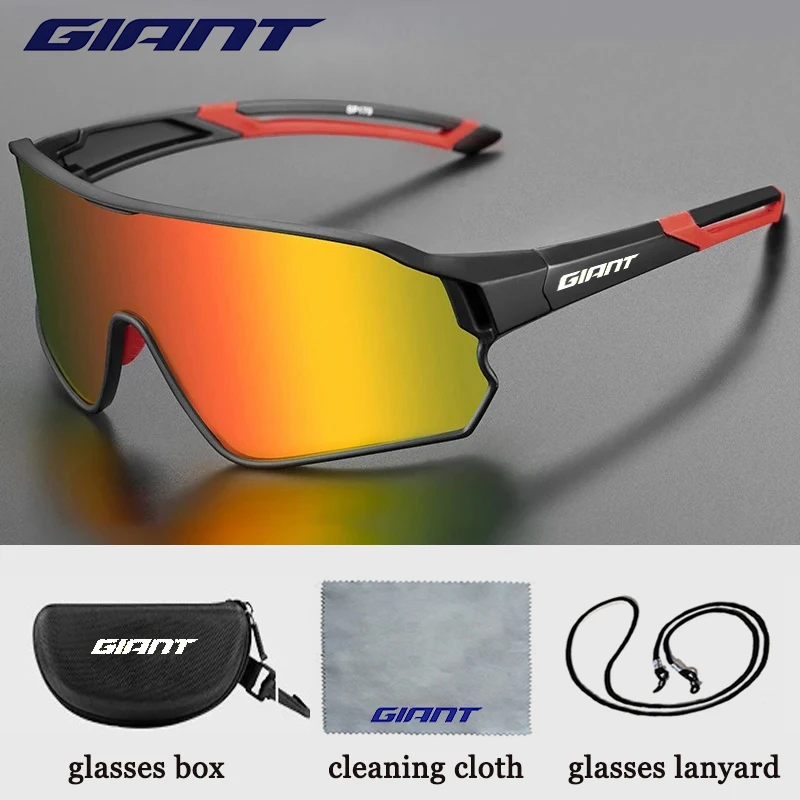 Giant Professional Cycling Glasses UV Protection Shatterproof PC Lens Breathable Frame for Road Bike MTB Cycling Accesso