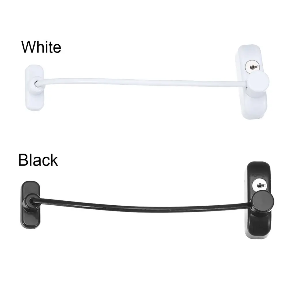 Child Door Window Restrictor Baby Safety Security Cable Locks Catch Wire Key