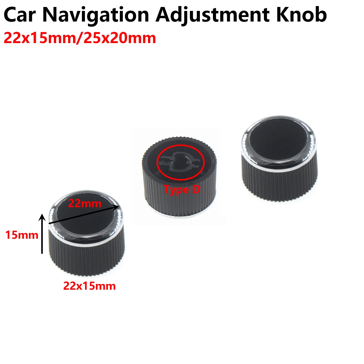 Capa para botão de navegação de DVD automotivo, capa para interruptor de volume de CD player, botão universal de ajuste de navegação automotiva.