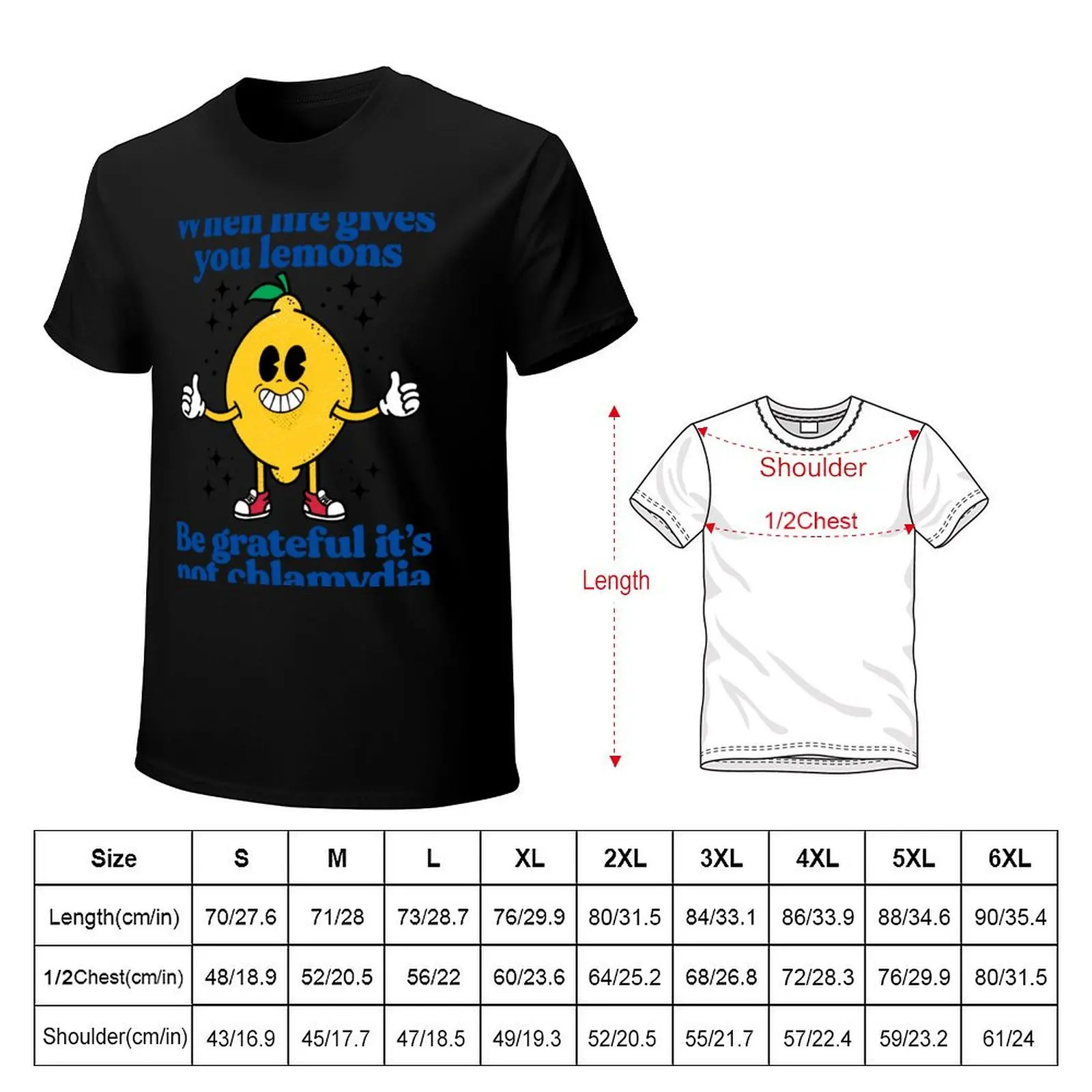 Lemons and Chlamydia T-Shirt plain topping cute clothes anime shirts men