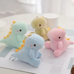 Cute Cartoon Dinosaur Plush Toys Stuffed Toys Bag Pendant Kids Girls Toy Birthday Gifts Mini Animal Plush Doll Keychain Key Ring