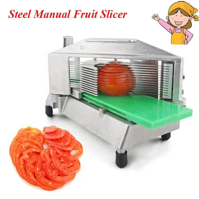 

MANUAL Stainless Steel Manual Slicer Tomato Fruits and Vegetable Chopper Cutting Machine Fruit and Vegetable Food Cutter