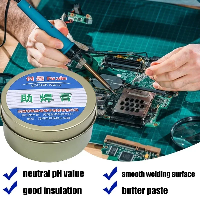 Solder Paste Rosin Fluxes Soldering Iron Tip Resurrection Cream Electrical Soldering Iron Oxide Iron Welding Tip Repair Supply