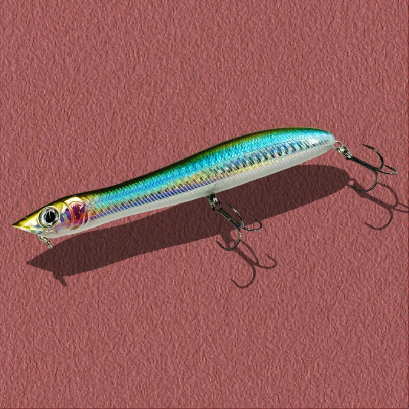 باتشينكو 100/140 توبواتر بوبر الصيد السحر الغزل المتذبذب Stickbait سطح العائمة الطعوم مخطط باس Bluefish بونيتو