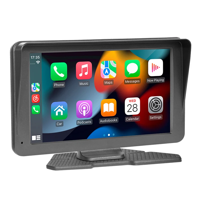 

7.0 Inch Dash Cam Wireless Carplay Android Auto Car Dashboard Video Recording WIFI GPS Navigation Loop Record Car Dvr