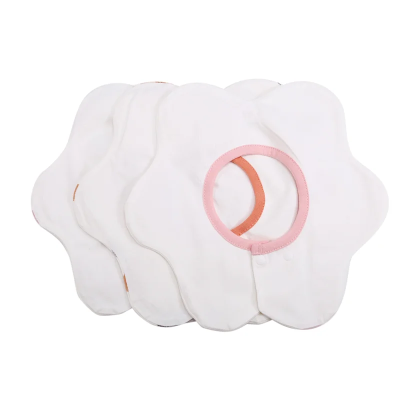 360 ° مرايل أطفال من القطن العضوي مكونة من 3 قطع، مرايل موسلين قابلة للتعديل للتسنين وسيلان اللعاب، للجنسين #3