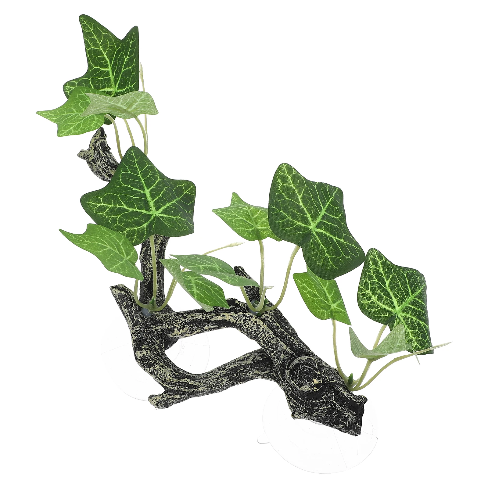 

Realistic Reptile Terrarium Plant Decoration Resin Faux Plant Amphibian Habitat Climbing Resting Decor Enhance Pet Environment