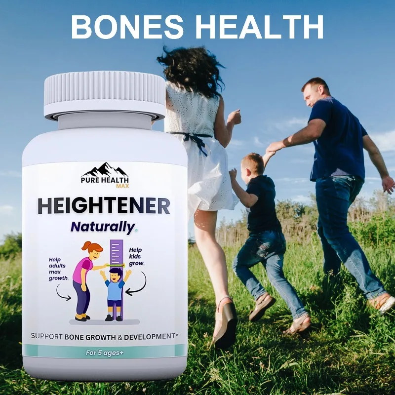 

Height Growth Supplement With Vitamins and Calcium Zinc Improves Bone Strength Natural Capsules Promotes Growth Improve Immunity