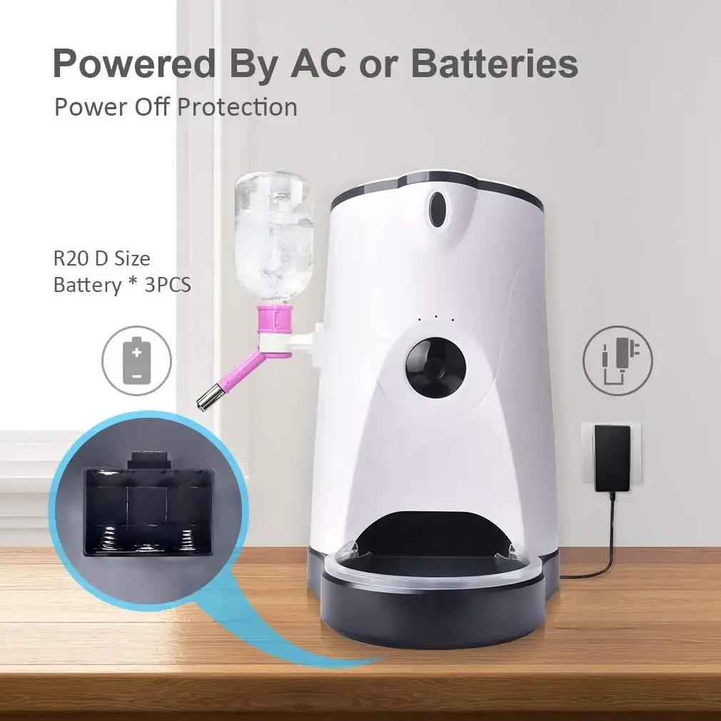 Telecomando Smart e Automatic Pet Feeder Wifi con funzione fotocamera