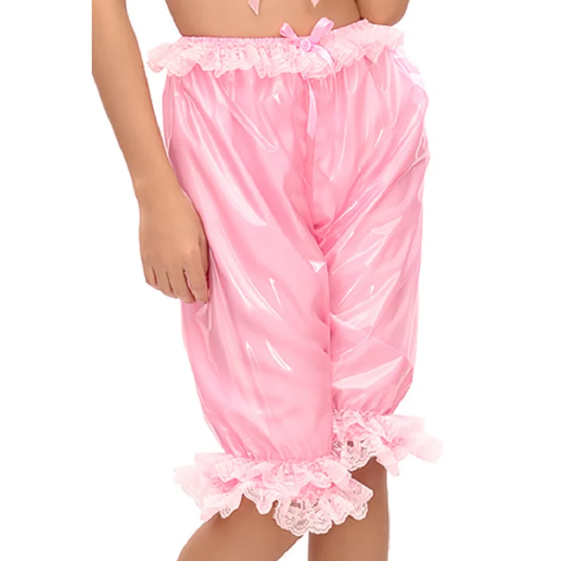 

2023 Hot pink beautiful kink sissy Bloomers cosplay maid uniform customization