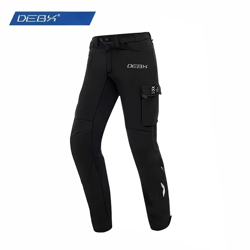 

DEBX Motorcycle Pants Motorcycle Riding Pants Waterproof Warm Current Windproof Plus Warm Velvet Fall and Winter Men and Women