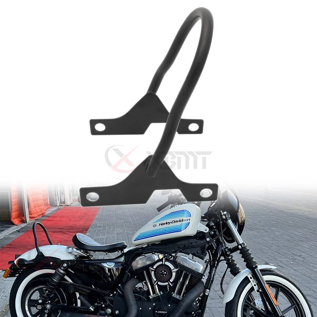 

Motorcyle Backrest Sissy Bar For Harley Sportster 883 1200 XL883L Iron XL883N XL1200C XL1200L XL1200N Forty Eight XL1200X