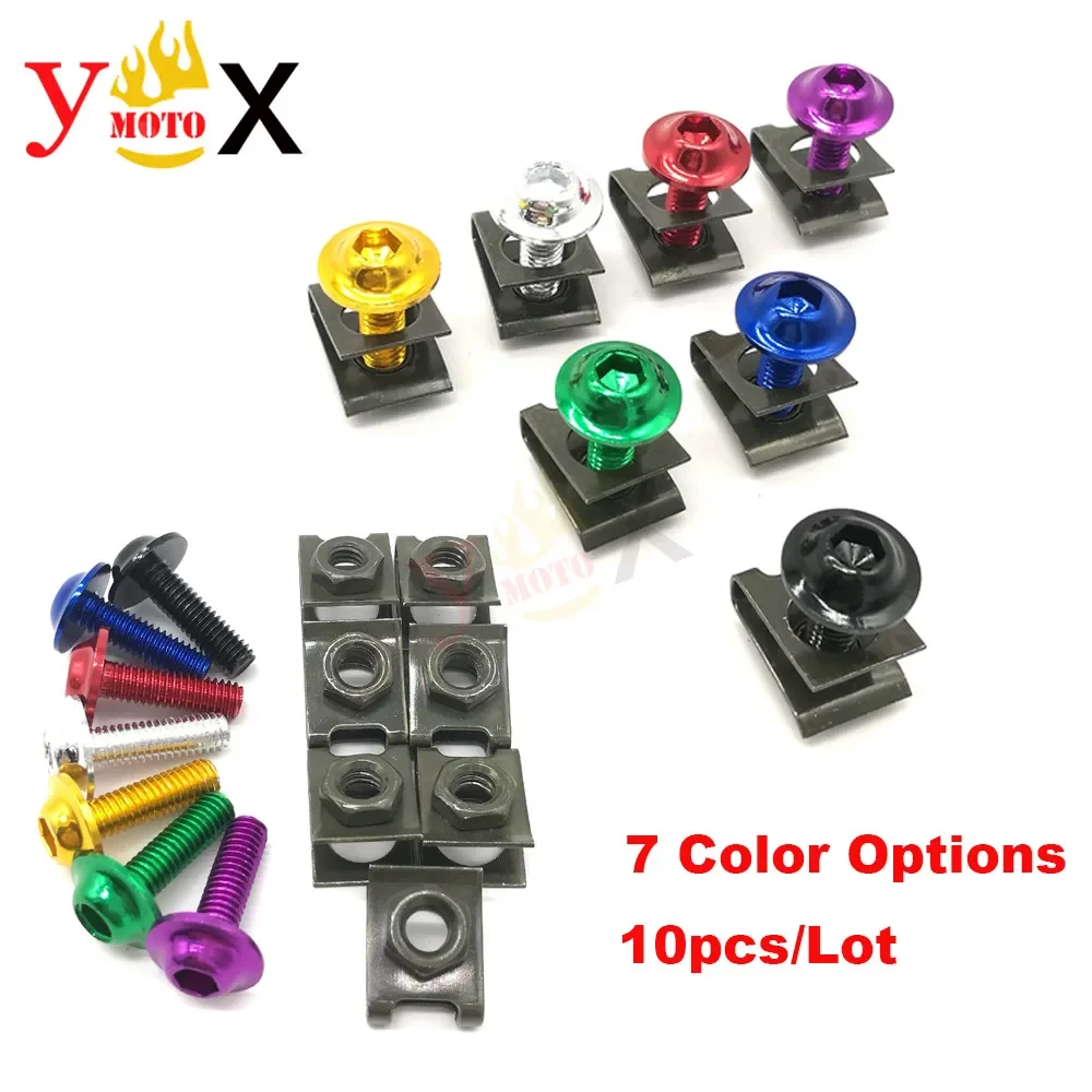 10Pcs Motorcycle 6M… - image