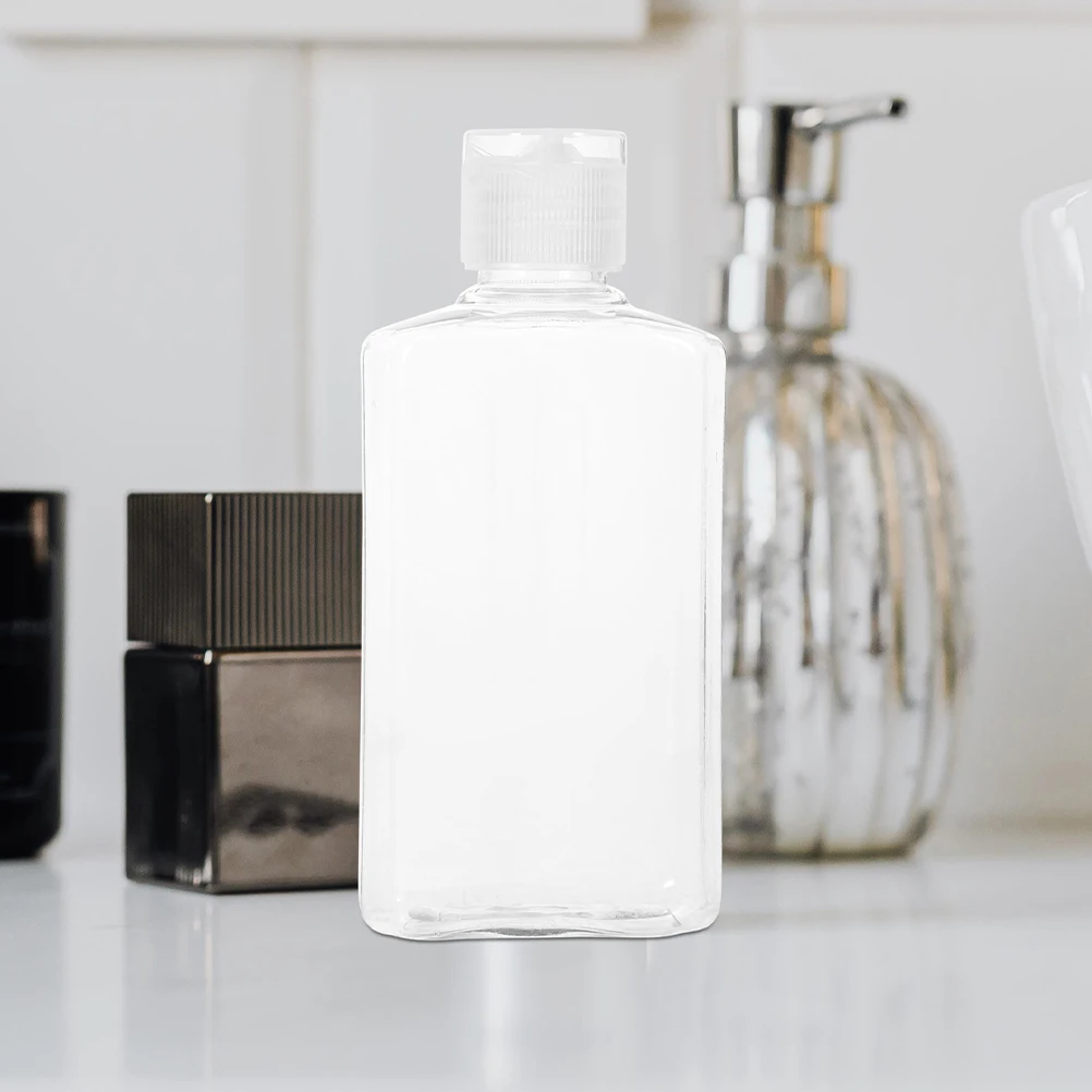 

10pcs Travel Bottles For Toiletries Leak Proof Refillable 30Ml Clear Plastic Containers Flip Cap Compact Size Business Trip