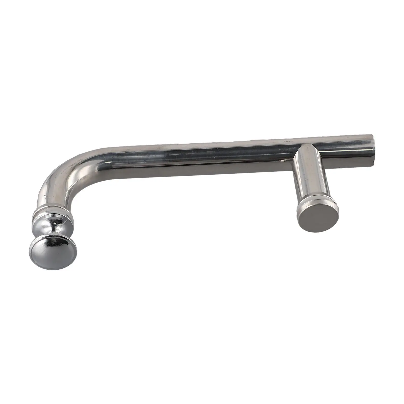 

Bathroom 195*145*63 Mm Shower Room Handle Glass Door Pull Long-lasting Wear And Tear Resistant Brushed Finish Easy Installation