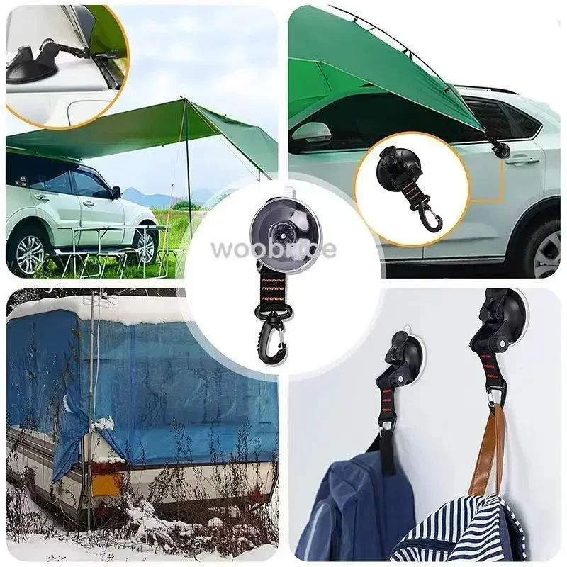 1/8 Stück Autozelt Saugnäpfe Outdoor Camping Seil leistungs starke Saugnapf Schnalle Seiten planen Zelt Saugnäpfe Anker Sicherungs haken