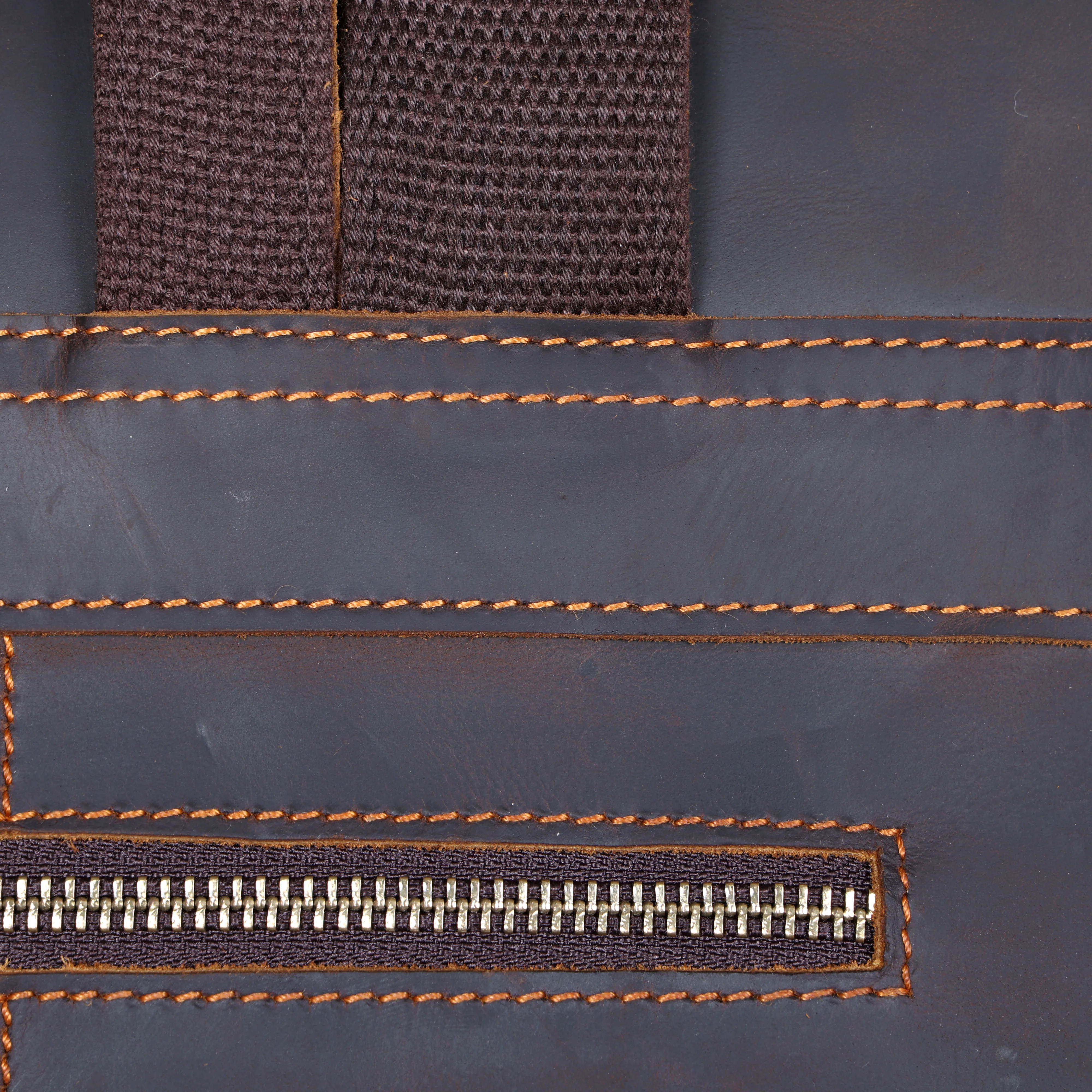 S.WORKER Vintage Echtleder Herrenrucksack Handgefertigte Top-Grain-Leder Laptop-Umhängetasche Crazy Horse Tasche Mode für Männer – Detail 12