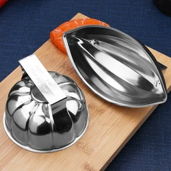 Omurice Mold Pumpkin Style Onigiri Mold Stainless Steel Rice Ball Mold Egg-Wrapped Rice DIY Sushi Making Mold Kitchen Gadgets
