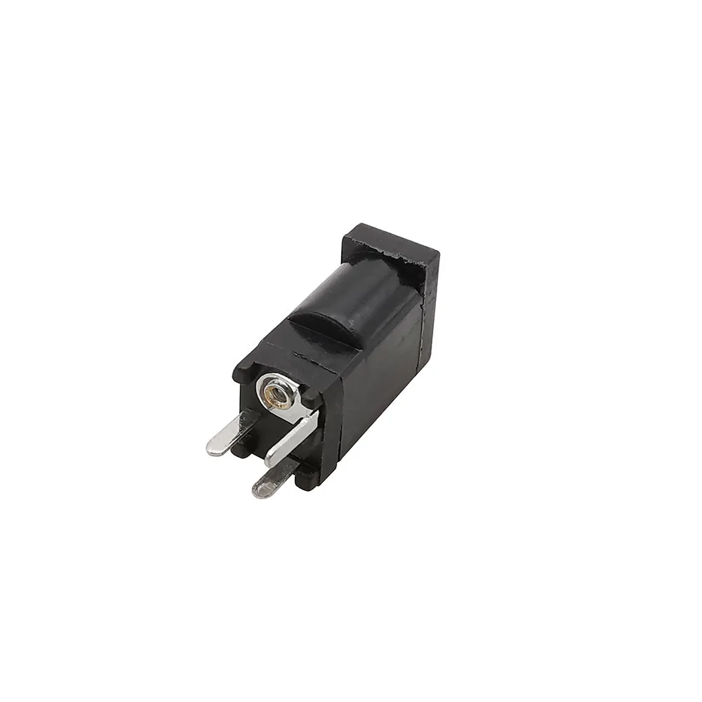 10Pcs DC sockets DC002D DC power socket 180 degree interface 3.5 * 1.3mm vertical straight plug 3-pin DC002F