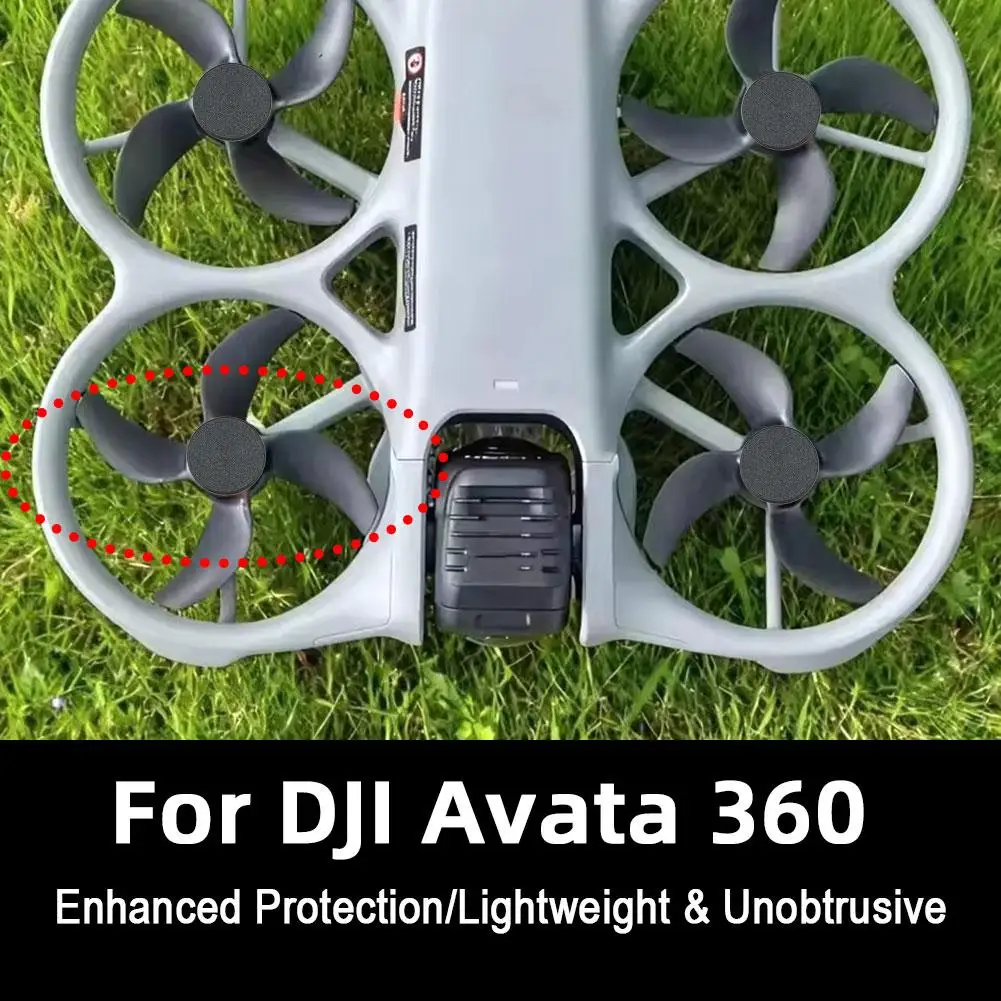 4Pcs For DJI Avata Drone Motor Covers, Plastic Dust Protection Caps, Snap-On Lightweight Motor Guard for Storage Transport