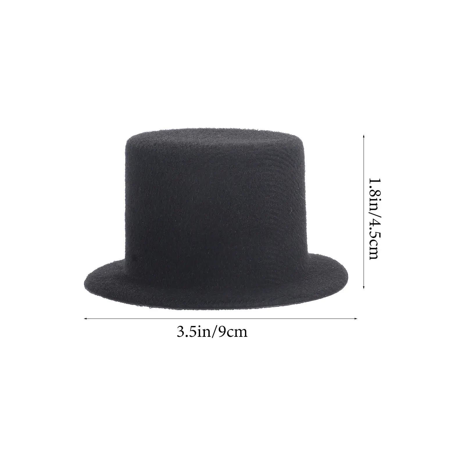 Mini sombreros decorativos para niños, accesorios artesanales en miniatura, suministros para fiestas, manualidades, Mini Tops, 2 uds.