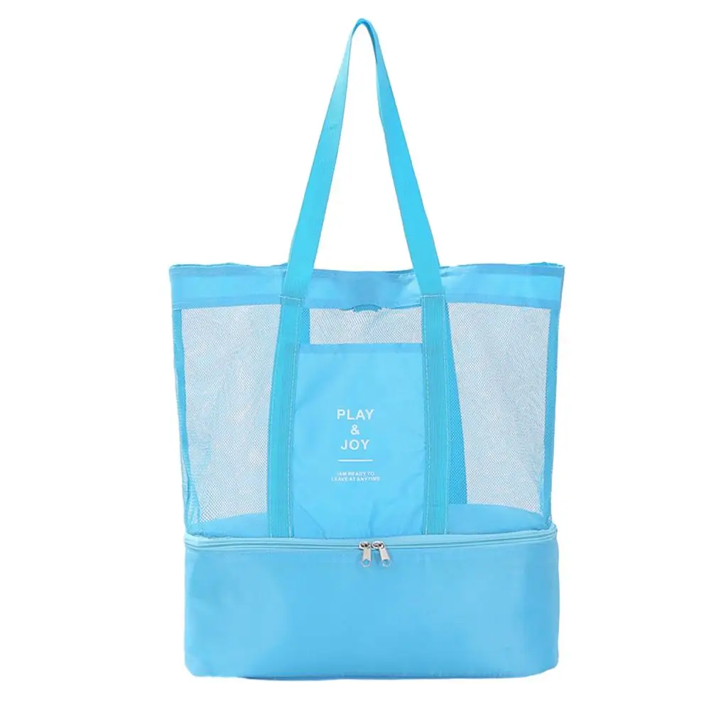 Bolsa impermeable de nailon y malla para exteriores, bolsa de viaje para natación y playa, separación seca y húmeda, gran oferta, 1 unidad