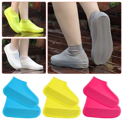 Silicone WaterProof Shoe Covers Reusable Rain Shoe Covers Unisex Shoes Protector Anti-slip Rain BootS Pads For Outdoor Rainy Day