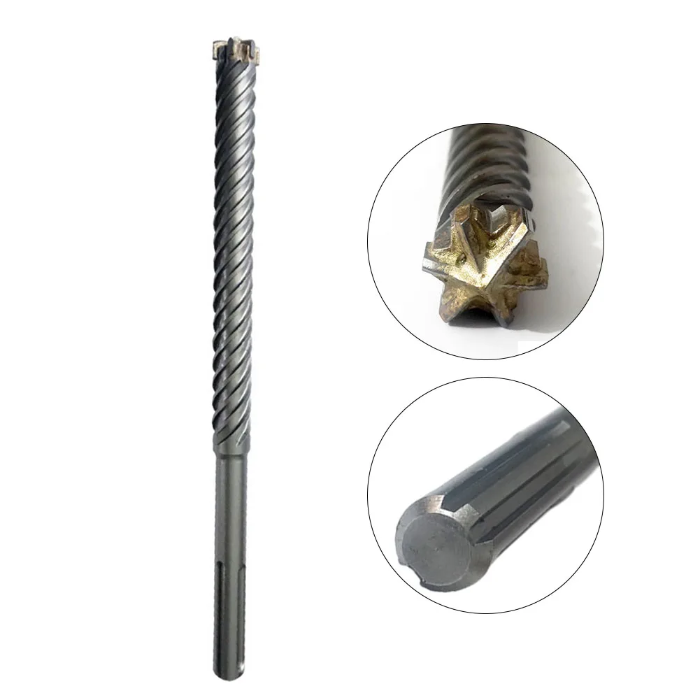 1pc 280mm SDS-MAX Shank Electric Hammer Drill Bits 18/19/20/22/23/24/25mm Impact Drill Bit For Masonry Concrete Rock Stone