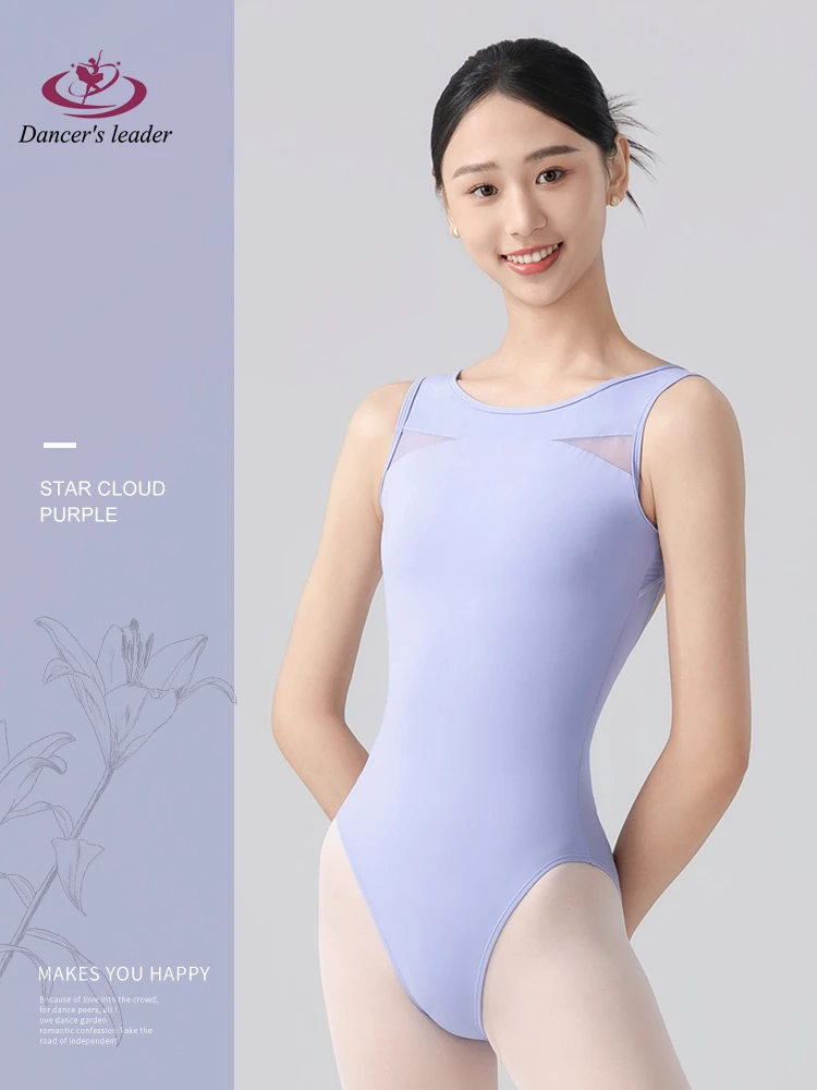 Ballet Training Uniform, Black Slimming Women's Gymnastics Uniform, Adult Backless Artistic Temperament Gymnastics Uniform