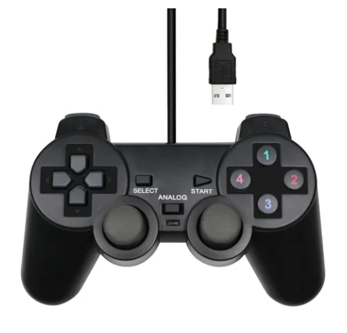 USB لعبة عصا التحكم وحدة تحكم السلكية غمبد Joypad للكمبيوتر WinXP WIN7 WIN8 WIN10