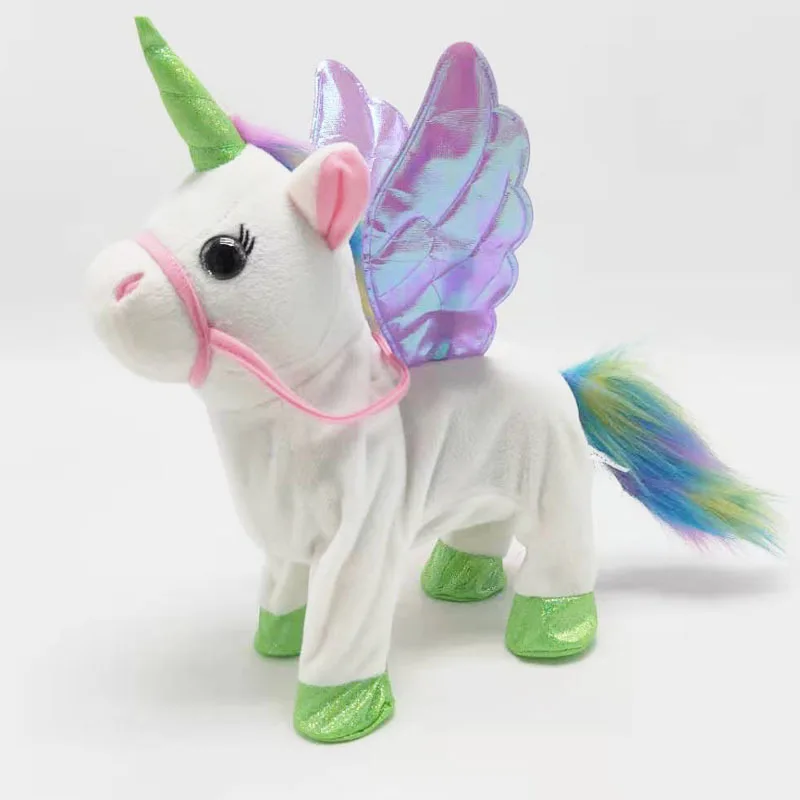 Caballo Eléctrico De Peluche Que Camina Y Canta – Juguete Interactivo Realista Para Niños Y Niñas +3 Años, Regalo Ideal
